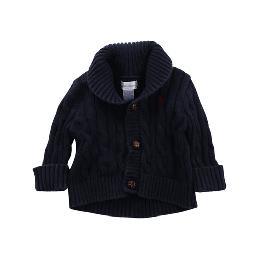 A Navy Cardigans from Ralph Lauren in size 0-3M for boy. (Front View)