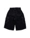 A Black Shorts from City Threads in size 5T for boy. (Back View)