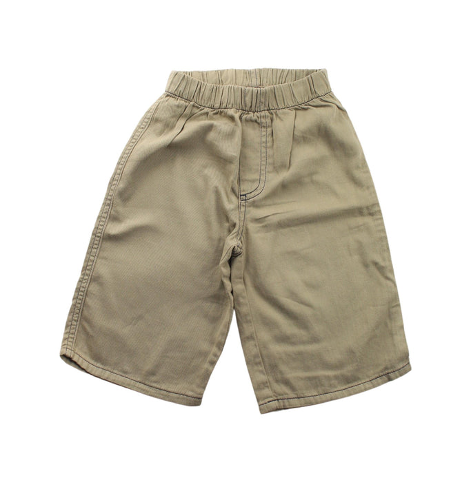 A Beige Shorts from City Threads in size 5T for boy. (Front View)