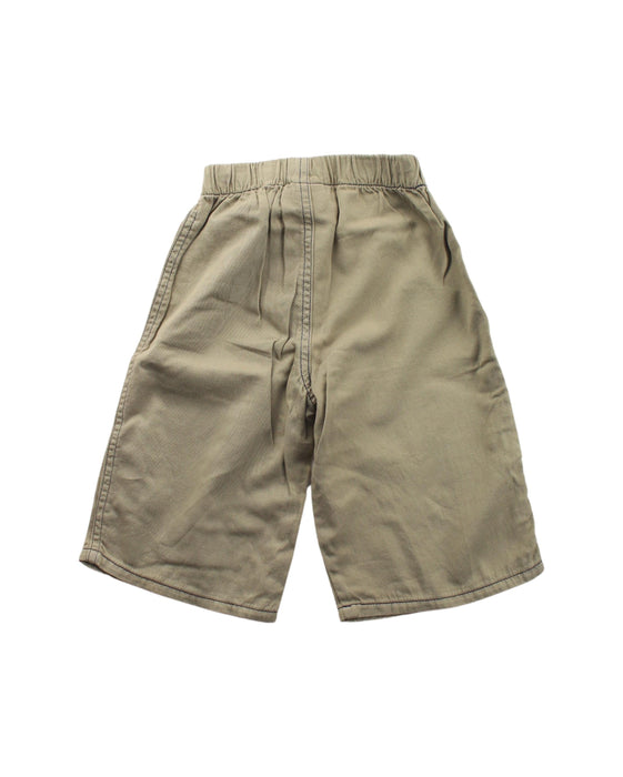 A Beige Shorts from City Threads in size 5T for boy. (Back View)