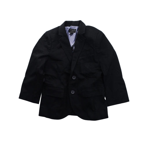 A Black Blazers from Crewcuts in size 3T for boy. (Front View)