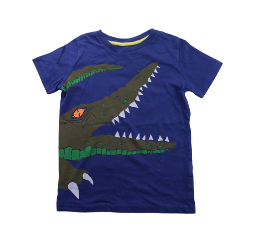 A Blue Short Sleeve T Shirts from Boden in size 4T for boy. (Front View)