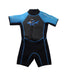 A Black Wetsuits from Aquasport in size 4T for boy. (Front View)