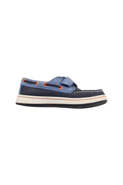 A Blue Sneakers from Sperry in size 5T for boy. (Front View)