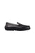 A Black Slip Ons from Geox in size 5T for boy. (Front View)