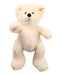 A White Soft Toys from Steiff in size O/S for neutral. (Front View)