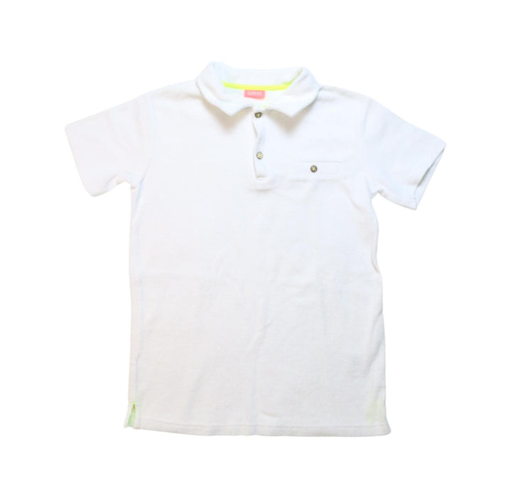 A White Short Sleeve Polos from Sunuva in size 8Y for girl. (Front View)