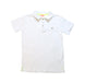 A White Short Sleeve Polos from Sunuva in size 8Y for girl. (Front View)