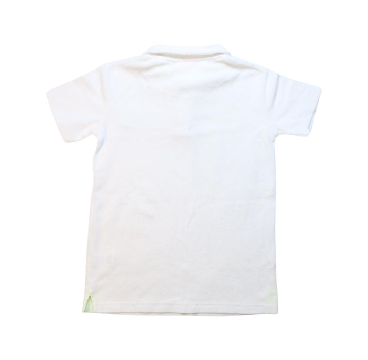 A White Short Sleeve Polos from Sunuva in size 8Y for girl. (Back View)