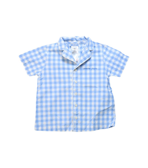 A Blue Pyjama Sets from Jacadi in size 4T for boy. (Front View)