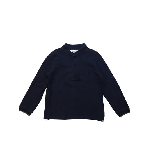 A Navy Long Sleeve Tops from Bonpoint in size 4T for boy. (Front View)