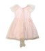 A Pink Short Sleeve Dresses from Pili Carrera in size 4T for girl. (Back View)