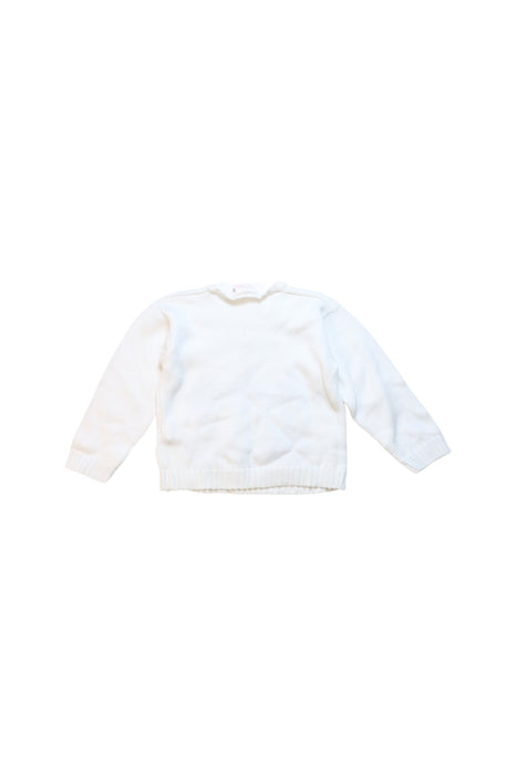 A White Knit Sweaters from Loretta Caponi in size 3T for neutral. (Back View)