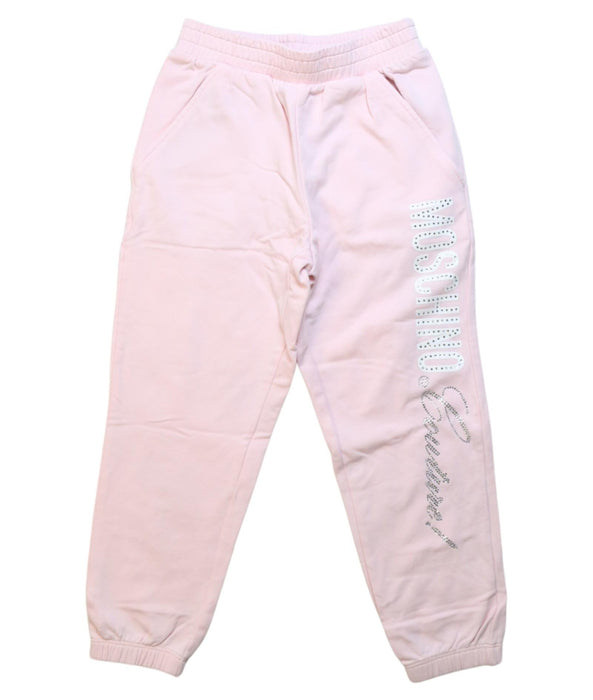 A Pink Pants Sets from Moschino in size 6T for girl. (Back View)