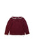 A Red Knit Sweaters from Knot in size 3T for girl. (Back View)