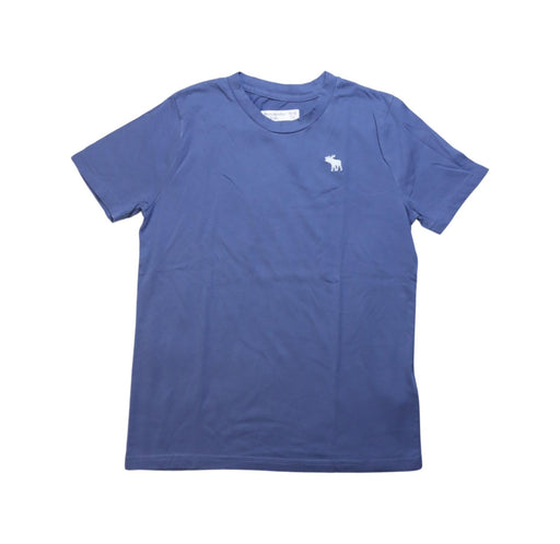 A Blue Short Sleeve T Shirts from Abercrombie & Fitch in size 11Y for boy. (Front View)