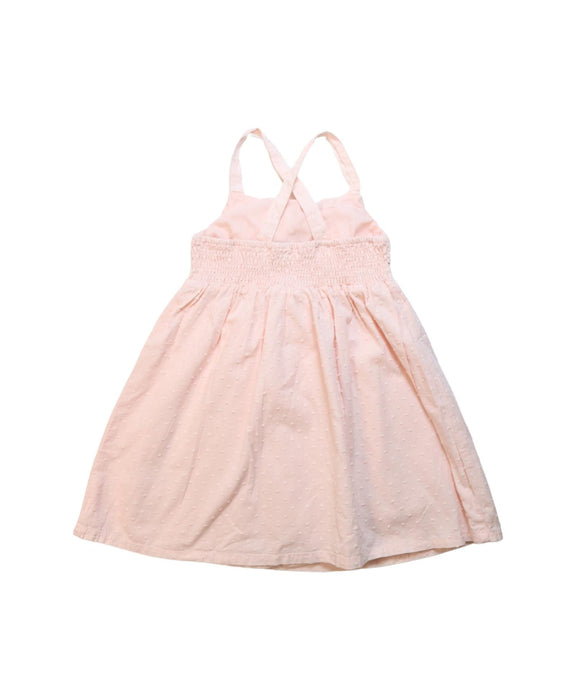 A Pink Sleeveless Dresses from Tommy Bahama in size 4T for girl. (Back View)