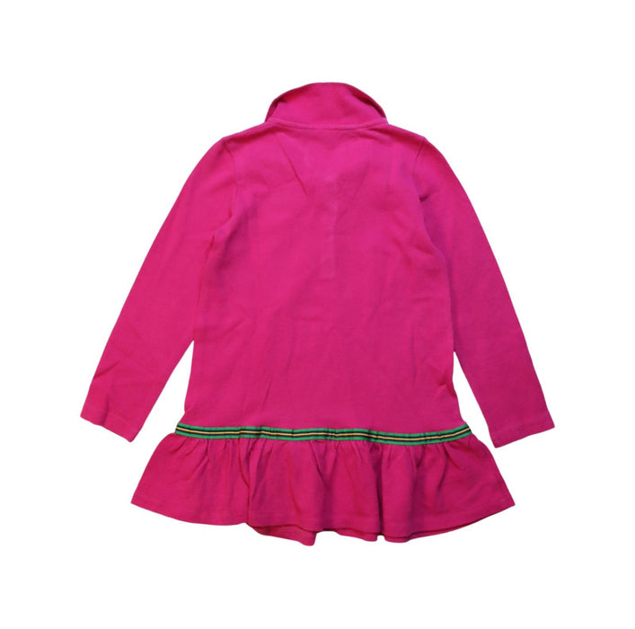 A Pink Long Sleeve Dresses from Ralph Lauren in size 4T for girl. (Back View)