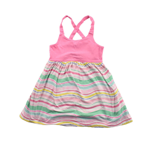 A Pink Sleeveless Dresses from DPAM in size 2T for girl. (Front View)
