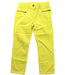A Yellow Casual Pants from Crewcuts in size 4T for boy. (Front View)