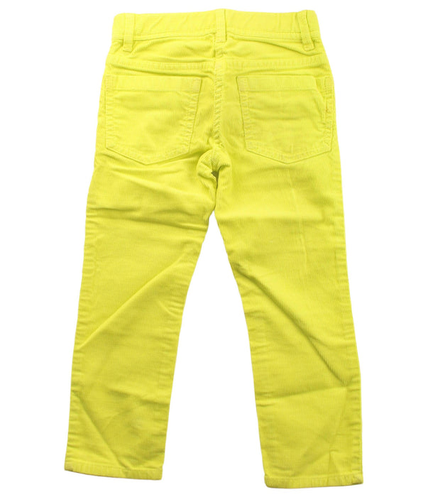 A Yellow Casual Pants from Crewcuts in size 4T for boy. (Back View)