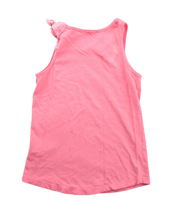 A Pink Sleeveless Tops from Crewcuts in size 4T for girl. (Back View)