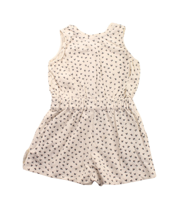 A Grey Sleeveless Rompers from The Bonnie Mob in size 12-18M for girl. (Back View)