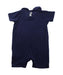 A Blue Short Sleeve Rompers from Mini Rodini in size 12-18M for girl. (Back View)