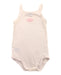 A White Sleeveless Bodysuits from Petit Bateau in size 12-18M for girl. (Front View)