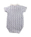 A Blue Short Sleeve Bodysuits from Seed in size 12-18M for girl. (Back View)