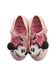 A Pink Flats from Mini Melissa in size 3T for girl. (Back View)