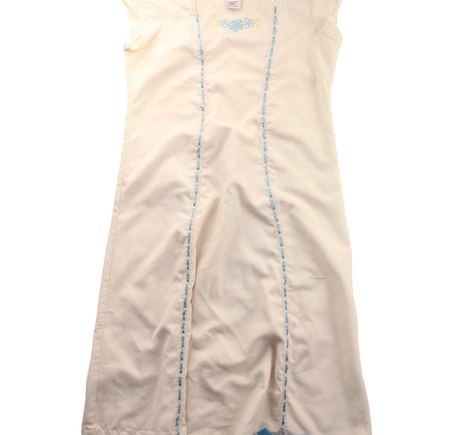A Beige Short Sleeve Dresses from American Girl in size 7Y for girl. (Front View)