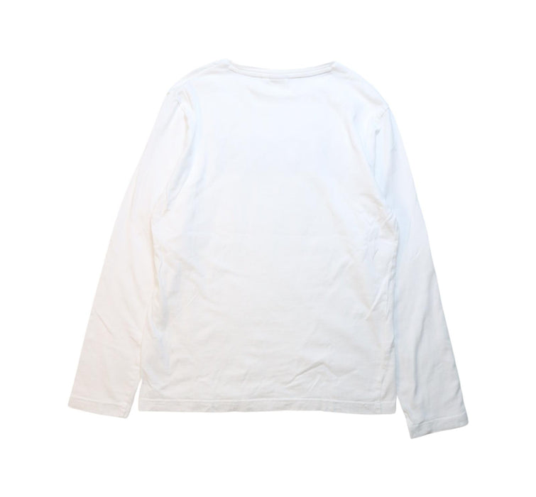 A White Long Sleeve T Shirts from Boss in size 12Y for boy. (Back View)