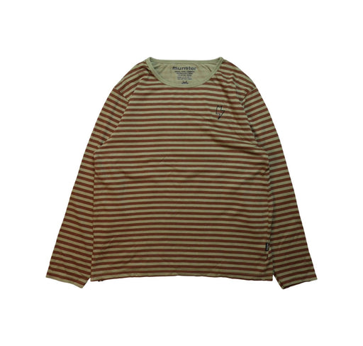 A Brown Long Sleeve T Shirts from Munster in size 10Y for boy. (Front View)