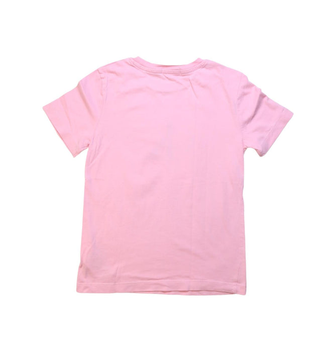 A Pink Short Sleeve T Shirts from Calvin Klein in size 8Y for girl. (Back View)
