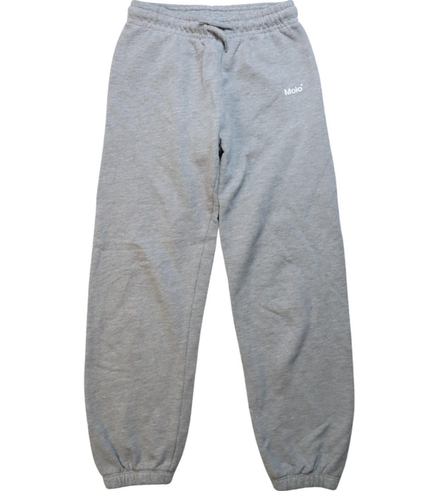 A Grey Sweatpants from Molo in size 10Y for boy. (Front View)