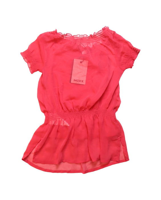 A Pink Short Sleeve Tops from Mexx in size 4T for girl. (Back View)