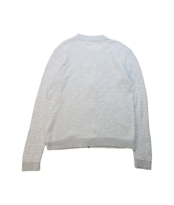 A Grey Cardigans from Bonpoint in size 12Y for boy. (Back View)