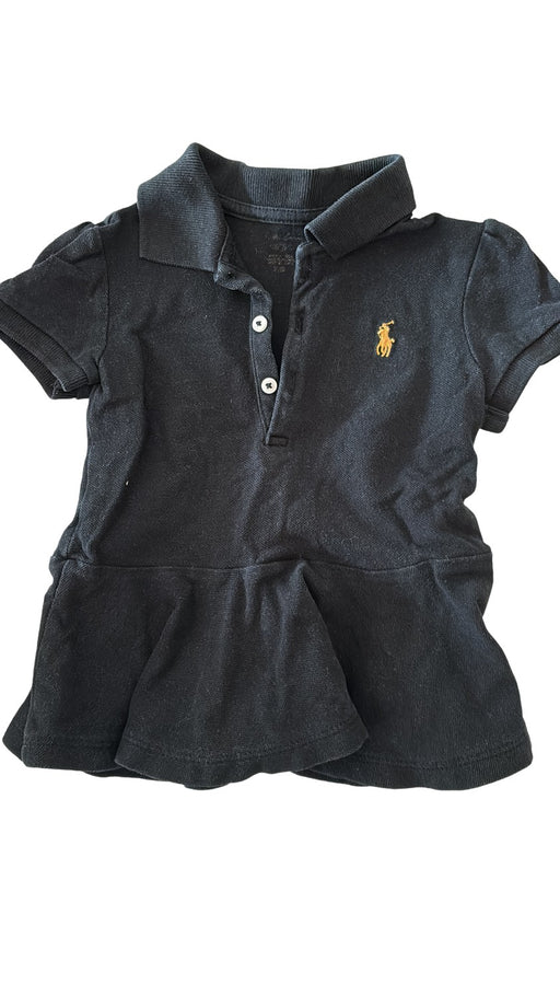 A Black Short Sleeve Dresses from Ralph Lauren in size 6-12M for girl. (Front View)