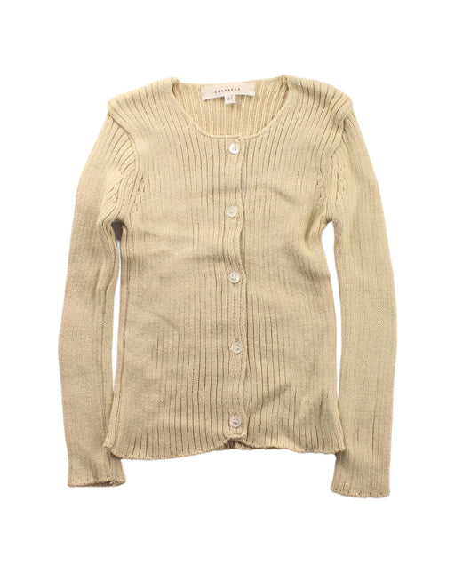 A Beige Cardigans from Benebene in size 3T for girl. (Front View)