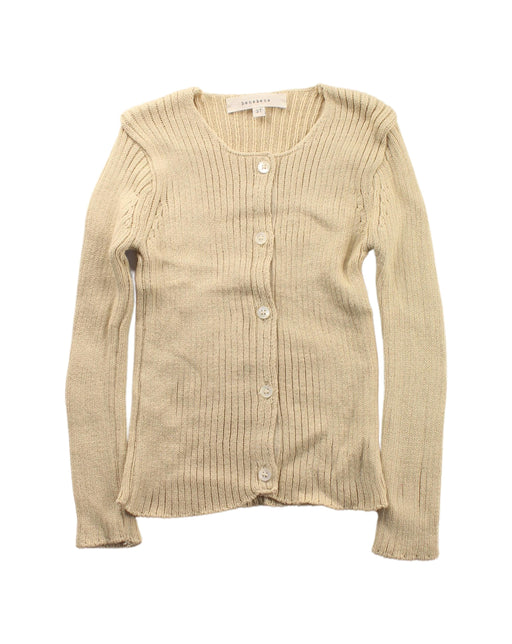 A Beige Cardigans from Benebene in size 3T for girl. (Front View)