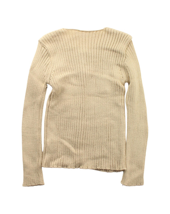 A Beige Cardigans from Benebene in size 3T for girl. (Back View)