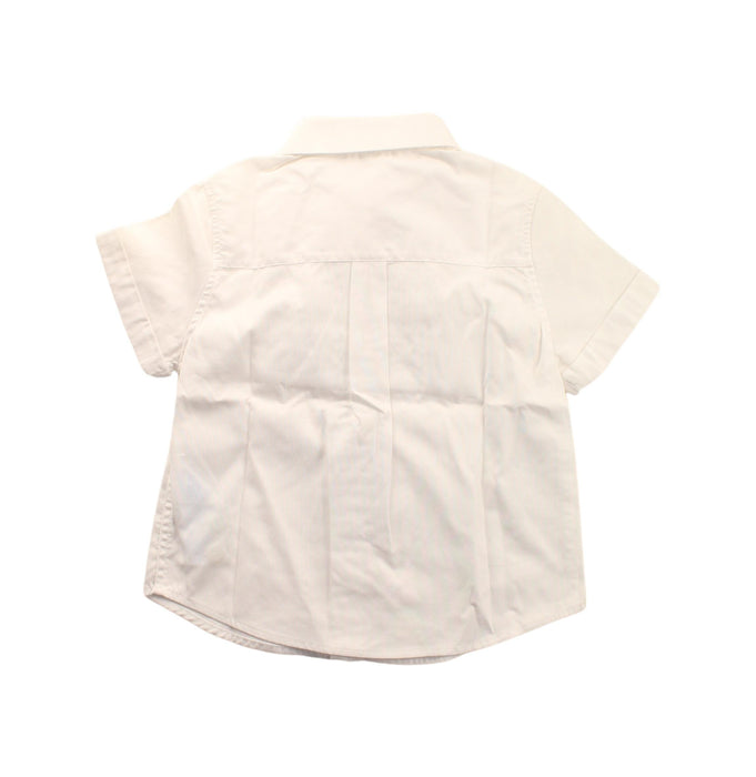A White Short Sleeve Shirts from Nicholas & Bears in size 12-18M for boy. (Back View)