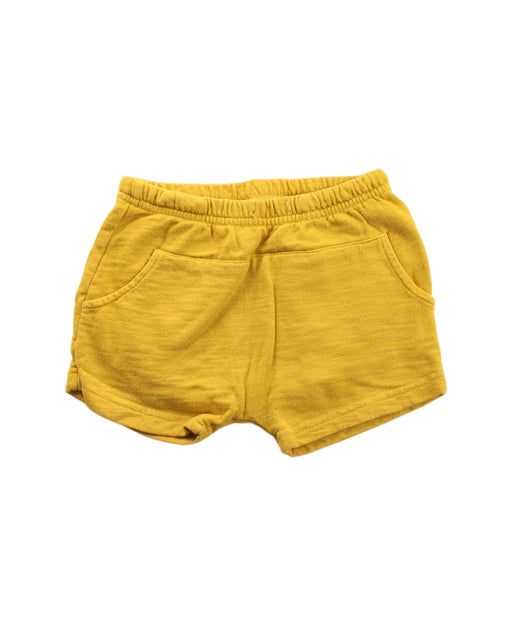 A Yellow Shorts from Seed in size 12-18M for neutral. (Front View)