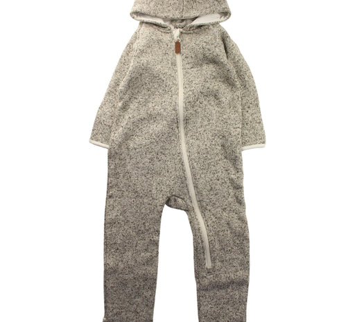 A Grey Long Sleeve Jumpsuits from Ebbe in size 18-24M for boy. (Front View)