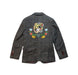 A Grey Blazers from Romano in size 7Y for boy. (Back View)