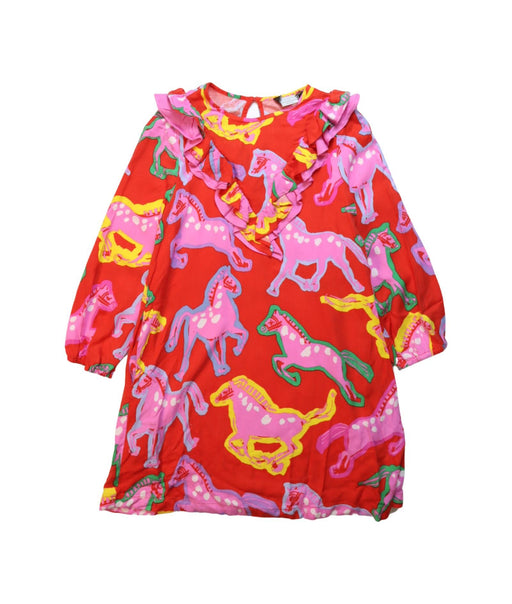 A Multicolour Long Sleeve Dresses from Stella McCartney in size 6T for girl. (Front View)