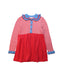 A Multicolour Long Sleeve Dresses from Happyology in size 7Y for girl. (Front View)