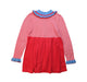 A Multicolour Long Sleeve Dresses from Happyology in size 7Y for girl. (Back View)