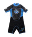 A Black Wetsuits from Aquasport in size 8Y for boy. (Front View)